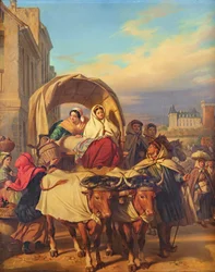 Rückkehr zum Pau-Markt, 1860